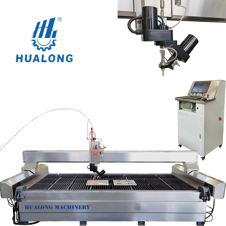 AC 5 Axis CNC Stone Waterjet High Pressure Water Jet Cutting Machine Price Waterjet Pump Parts Сопло Плиткорез