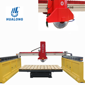 Hualong Stone Machinery HLSQ-700 Цементная база Лазерная выравнивающая мостовая пила Станок для резки камня