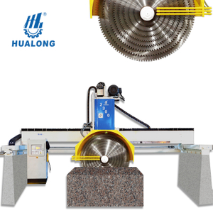 HUALONG Machinery Гранитный блок Multiblades Cutter Мраморная каменная пила для резки HLQH-2500