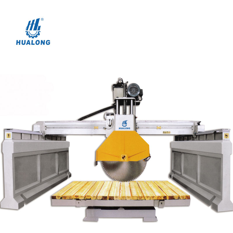 Hualong stone Machinery HLSM-1200 Мостовой станок для резки камня для гранитных/мраморных блоков среднего размера